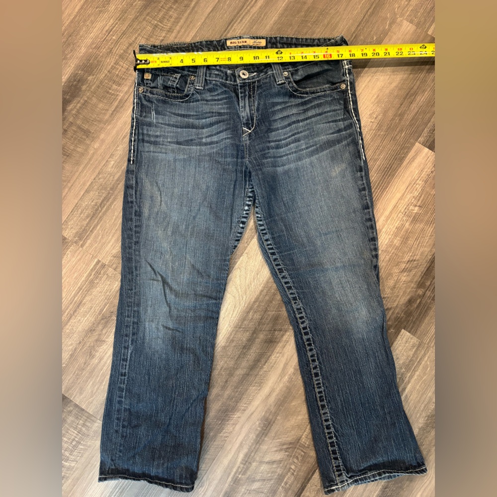 Preloved Big Star Maddie Cropped Jeans Size 34 - Picture 2 of 8